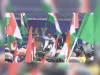 उपराष्ट्रपति नायडू ने सांसदों की 'हर घर तिरंगा' बाइक रैली को दिखाई हरी झंडी