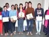 मां दुर्गा का स्वरूप बनाकर छात्राओं ने जीते पुरस्कार