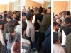 एमडीयू के छात्रसंघ अध्यक्ष ने चाणक्य भवन का मुख्य द्वार बंदकर किया प्रदर्शन