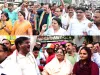 राहुल के समर्थन में कांग्रेस कार्यकर्ताओं ने पीसीसी पर किया प्रदर्शन