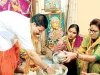 शकुन्तला रावत ने मंदिर में किया रुद्राभिषेक