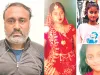पिता ने दो बेटी और पत्नी को हथोड़ी से वार कर मार डाला