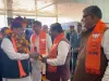 दिल्ली से जयपुर लौटने पर मुख्यमंत्री भजनलाल शर्मा का एयरपोर्ट पर भव्य स्वागत