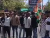 जालोर: ईडी की कार्रवाई का जिला कांग्रेस ने किया विरोध