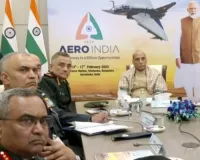 राजनाथ सिंह ने की एयरो इंडिया शो की तैयारियों की समीक्षा 