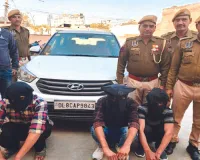 युवक से 7 लाख रुपए की लूट करने वाले बदमाशों को किया गिरफ्तार