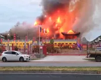 ऑस्ट्रेलिया में बौद्ध मंदिर आग लगने से क्षतिग्रस्त