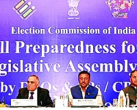 ईसीआई ने की विधानसभा चुनाव की तैयारियों की समीक्षा 