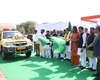 मुख्यमंत्री ने 536 मोबाइल वेटेरनरी वेन को दिखाई हरी झंडी