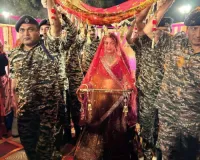 शहीद सैनिक की बेटी की शादी में सीआरपीएफ जवानों ने निभाई रस्में