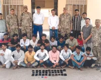 भरतपुर में साइबर ठगों के खिलाफ कार्रवाई, 20 गिरफ्तार