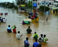 आंध्र प्रदेश में लगातार बारिश के कारण बाढ़, 33 लोगों की मौत