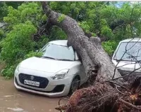 जोधपुर में भारी बारिश, सड़कें-रेल पटरियां डूबी