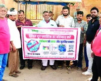 स्वच्छता के लिए निगम का जागरुकता अभियान : सब्जी और फल विक्रेताओं से की समझाइश, दुकानों के आसपास रखे डस्टबिन 