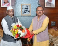 विधानसभा अध्यक्ष देवनानी ने राज्यपाल बागडे से की मुलाकात, राज्य से जुड़े विभिन्न मुद्दों पर किया संवाद 