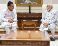 पीएम मोदी से मिले सीएम भजनलाल शर्मा : प्रधानमंत्री को प्रवासी राजस्थानी दिवस में शामिल होने का दिया न्यौता, प्रदेश में चल रही विकास योजनाओं की प्रगति को लेकर विस्तार से की चर्चा