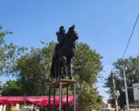 जोधियासी में धारा 163 लागू : महाराजा सूरजमल की मूर्ति लगाए जाने के बाद दो पक्ष आमने-सामने, भारी पुलिस जाब्ता तैनात 