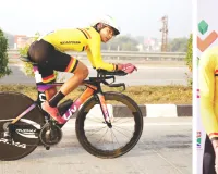 केआईयूजी : किसान की बेटी ने राजस्थान को दिलाया पहला पदक, साइक्लिंग में राजस्थान के मानव ने स्वर्ण, पूजा ने जीता रजत