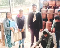 अवैध गैस रिफलिंग का भंडाफोड़ : नौ आरोपी गिरफ्तार, 480 सिलेंडर जब्त