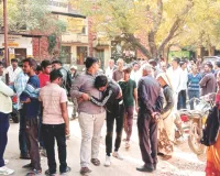 दो बाइकों की भिड़ंत : दो छात्रों की मौत 4 घायल, परीक्षा देकर एक बाइक से गांव लौट रहे चार छात्र