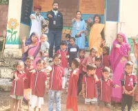 63 हजार आंगनवाड़ियों में बच्चों ने गाया वंदे मातरम्