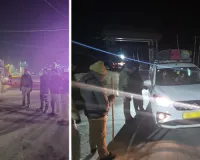 नाईट गश्त और नाकाबंदी में नियम तोड़ने वाले वाहन मालिकों पर सख्ती : 450 से अधिक वाहनों की तलाशी, 81 वाहनों पर की कार्रवाई