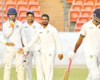 रणजी ट्रॉफी : हैदराबाद के खिलाफ मैच में राजस्थान बैकफुट पर, राजस्थान की पहली पारी 269 रनों पर सिमटी