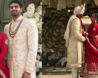 शाही युगल ने दक्षिण भारतीय परंपरा से लिए फेरे : नेत्रा ने पहना 5 करोड़ का लहंगा, वामसी ने सवा करोड़ की शेरवानी 