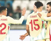 जॉर्जिया पर शानदार जीत के साथ स्पेन विश्व कप में जगह बनाने की ओर अग्रसर, ओयारजाबल के दो गोलों से क्वालीफायर में दबदबा