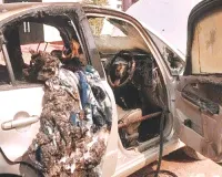 प्रेमिका के वियोम में प्रेमी ने किया आत्मदाह : कार में लगाई आग, दोनों के बीच कुछ समय से चल रही थी अनबन