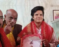 महिला टी-20 विश्व कप विजेता शेफाली वर्मा ने मनसा माता के दरबार में टेका माथा, मन्नत पूरी होने पर की पूजा-अर्चना