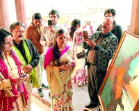 सजी हेरिटेज फोटो और पेंटिंग प्रदर्शनी : आमेर महल के दीवाने आम में एग्जिबिशन देख पर्यटक मंत्रमुग्ध, विरासत से कराया अवगत