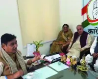 नवनियुक्त जिलाध्यक्षों ने डोटासरा से की मुलाकात : भाजपा को घेरने के मुद्दों पर की चर्चा, कहा- संगठन को और मजबूत करने का करेंगे काम