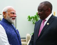 मोदी ने सिरिल रामफोसा से की मुलाकात : भारत-दक्षिण अफ्रीका साझेदारी की समीक्षा की, सहयोग को बढ़ाने पर भी की बात 