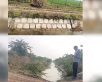 पापड़ी माइनर में भरी मिट्टी से अटका जल प्रवाह टेल क्षेत्र के किसानों में बढ़ी चिंता