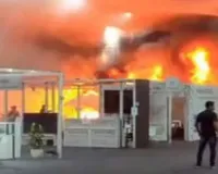 ब्राजील में सीओपी 30 जलवायु सम्मेलन के मुख्य स्थल पर लगी आग, 21 लोग घायल