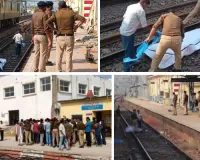 यूपी में रेल हादसा : रेलवे ट्रैक पार कर रहे थे लोग, ट्रेन से कटकर 6 श्रद्धालुओं की मृत्यु 