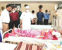 Jaipur Road Accident : चिकित्सा मंत्री ने ट्रोमा सेंटर पहुंच घायलों की पूछी कुशलक्षेम, घायलों की स्थिति की जानकारी ली और बेहतर उपचार के दिए निर्देश, 