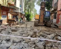 असर खबर का - क्षतिग्रस्त सड़क की मरम्मत से मिली राहत, अटल पथ में स्वीकृत किया था सड़क को