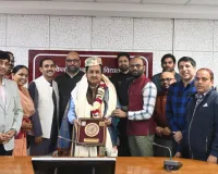 जगद्गुरु रामानंदाचार्य राजस्थान संस्कृत विश्वविद्यालय, जयपुर के कुलपति बनने पर प्रो. मदन मोहन झा का केन्द्रीय संस्कृत विश्वविद्यालय में किया स्वागत