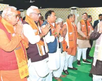 सीएम ने मंत्रियों और भाजपा विधायकों की ली बैठक : सीएम भजनलाल ने कहा- जनता के प्रति जवाबदेही, उसकी अपेक्षा पूरी करना ही प्राथमिकता