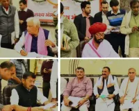 भारतीय जनता पार्टी कार्यालय : किरोड़ी और ओटाराम ने की कार्यकर्ता सुनवाई, अधिकारियों को समस्याएं निपटाने के दिए आदेश