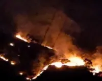 उत्तराखंड के सल्ट क्षेत्र में जंगलों में लगी भीषण आग : एक हेक्टेयर से अधिक वन क्षेत्र प्रभावित, दिखी आग की भयानक लपटें
