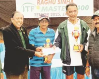रघु सिन्हा आईटीएफ मास्टर्स टेनिस प्रतियोगिता सम्पन्न, रियाज और विभा ने जीते तिहरे खिताब
