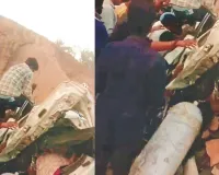 हाईवे पर 6 गाड़ियां भिड़ीं : महिला सहित चार यात्रियों की मौत, नहीं हो पाई मृतकों की शिनाख्त ; कई घायल उदयपुर रेफर