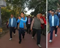 मुख्यमंत्री भजनलाल शर्मा अल सुबह पहुँचे जवाहर सर्किल : प्रोटोकॉल को तोड़ पहुँचे मार्निंग वॉक पर, दिया स्वस्थ जीवनशैली का संदेश