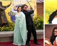 भारतीय सिनेमा के लिए ऐतिहासिक पल, ‘दिलवाले दुल्हनिया ले जाएंगे’ के 30 साल पूरे होने पर शाहरुख खान और काजोल ने राज-सिमरन की कांस्य प्रतिमा का किया अनावरण