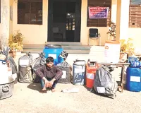 ऑपरेशन चक्रव्यूह : पहाड़ी पर बनी झौपड़ी में पकड़ी एमडी ड्रग बनाने की फैक्ट्री, एक आरोपी मौके से गिरफ्तार