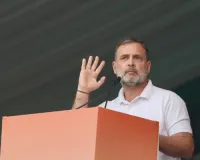 रामलीला मैदान में कांग्रेस की वोट चोर गद्दी छोड़ महारैली : भाजपा के साथ मिलकर काम कर रहा चुनाव आयोग, राहुल गांधी ने कहा-  ये लोग वोट चोरी करके चलाते है सरकार  