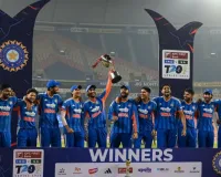 टी-20 सीरीज : द. अफ्रीका को 30 रन से हरा भारत ने टी-20 सीरीज 3-1 से जीती, तिलक-पांड्या के आतिशी अर्द्धशतक